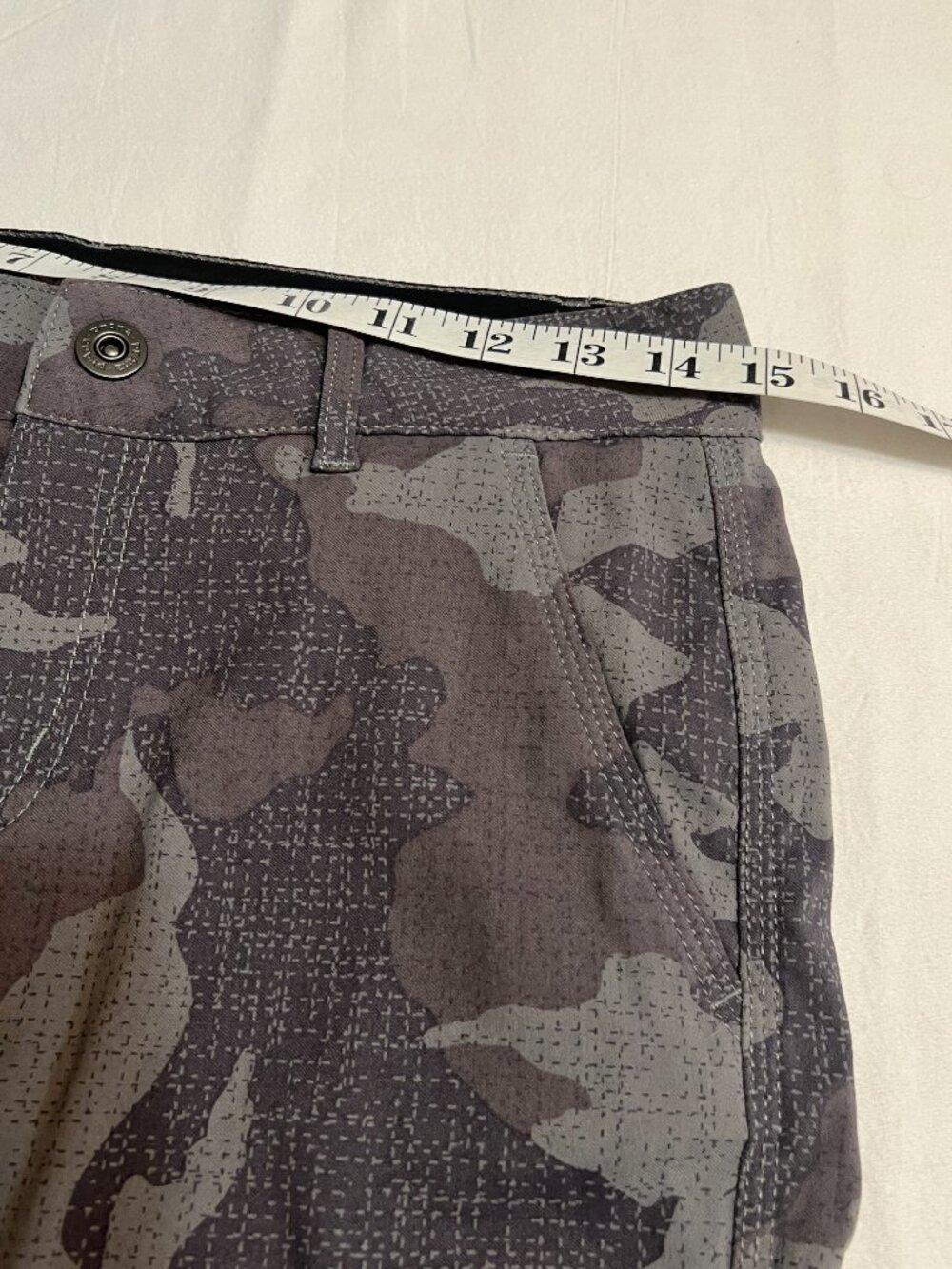 prAna Cargo Jogger Pants Womens Size 2 Camo Camouflage Gray Hiking Athletic - Picture 8 of 10